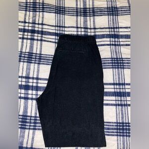 H&M black linen pants